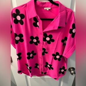 Jodifl short sleeve daisy top